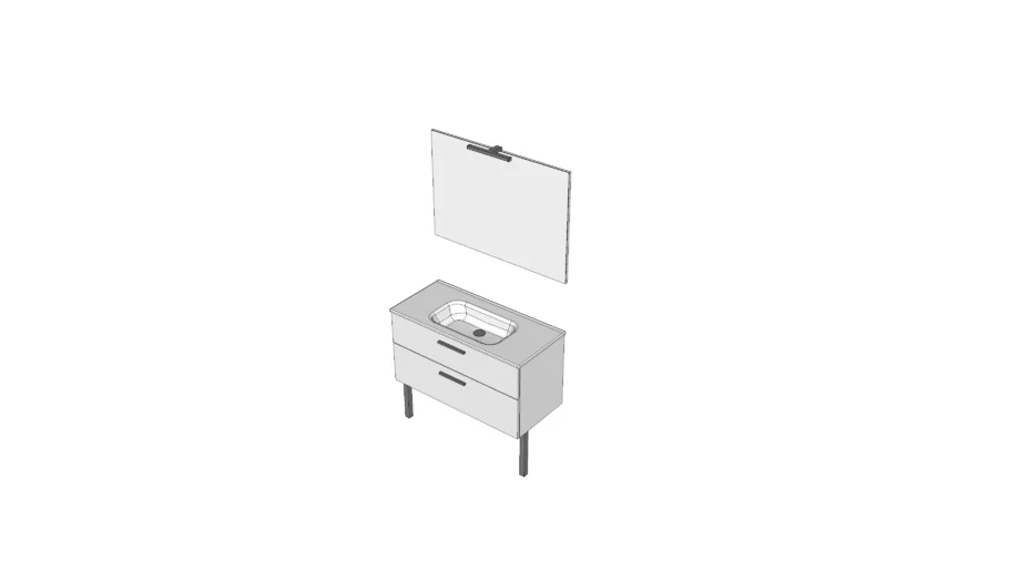 mueble de baño con lavabo