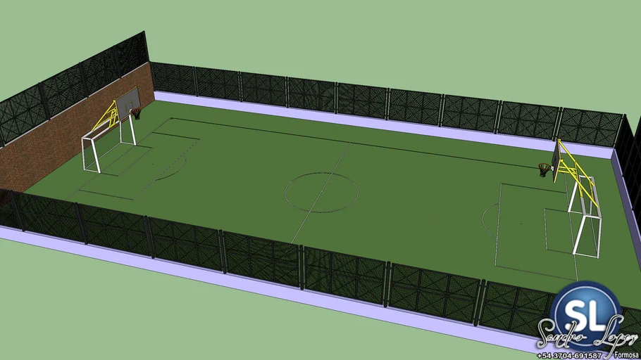 Playon - Polideportivo - Cancha - Futbol - Basquet