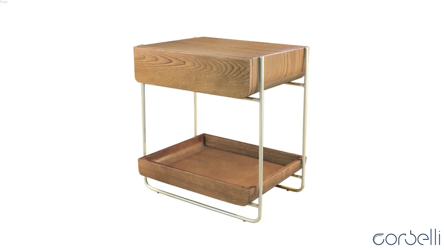 Mesa de cabeceira Canoa - Corbelli