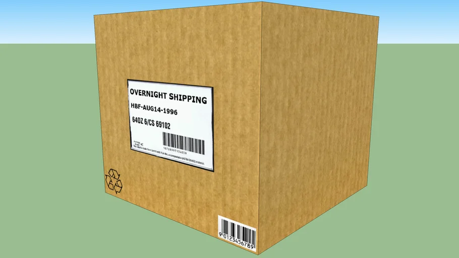 textured cardboard box