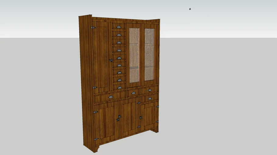 Antique Buffet Hutch