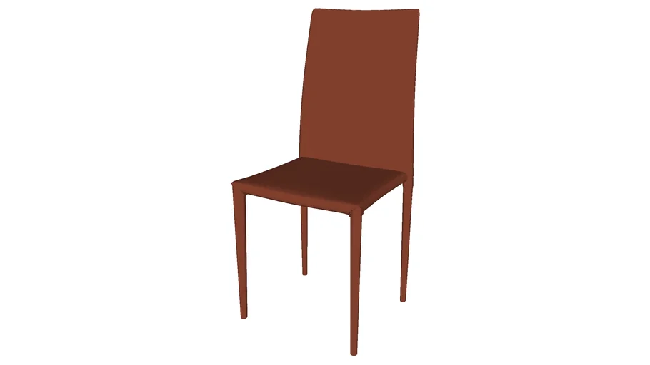 Varick Dining Chair in Arabian Spice Reclaimed Leather by Modloft