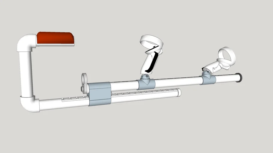 Handmade vr gunstock