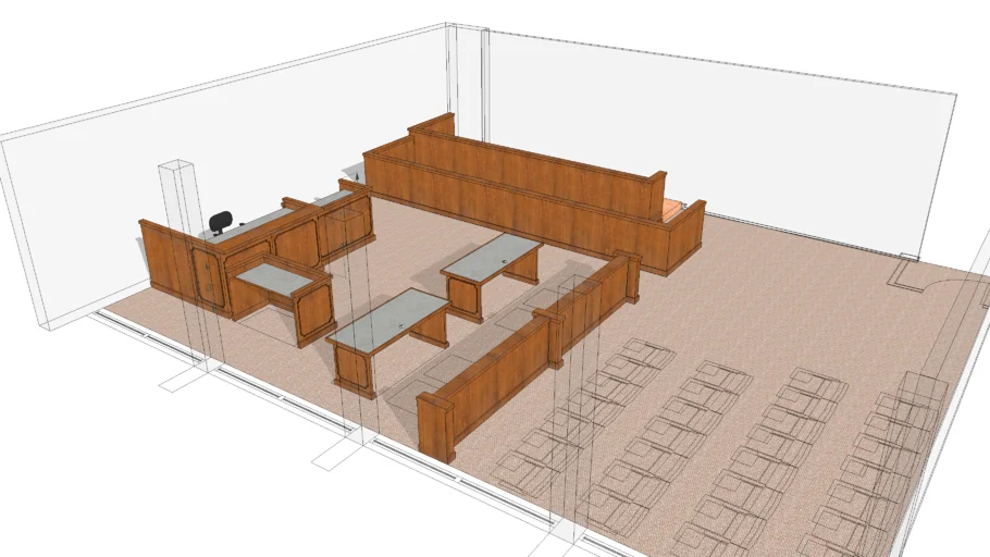 Courtroom furniture Lee VA