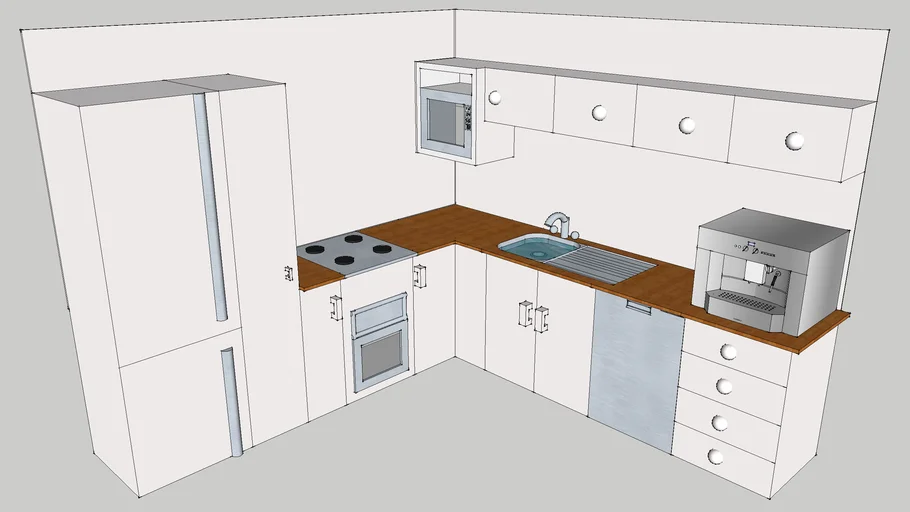 Modern Style Kitchen. | 3D Warehouse