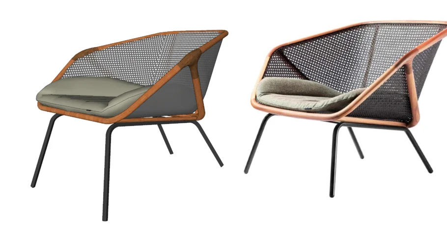 single seat rattan chair