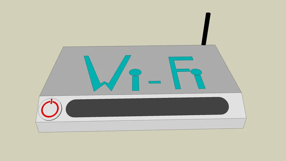 Wireless Router | 3D Warehouse