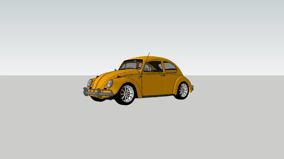 Volkswagen Fusca 1300 1963 Custom Wheels