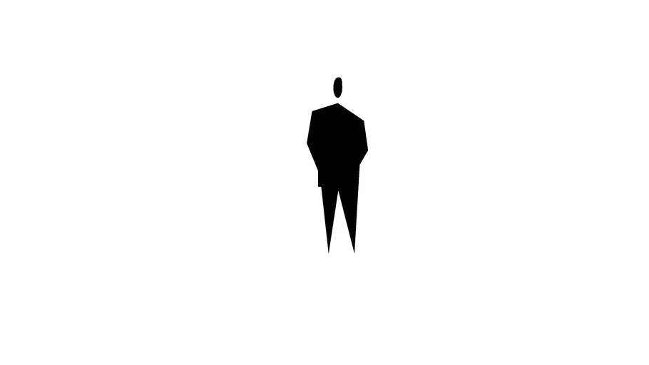 Man Silhouette Abstract 2