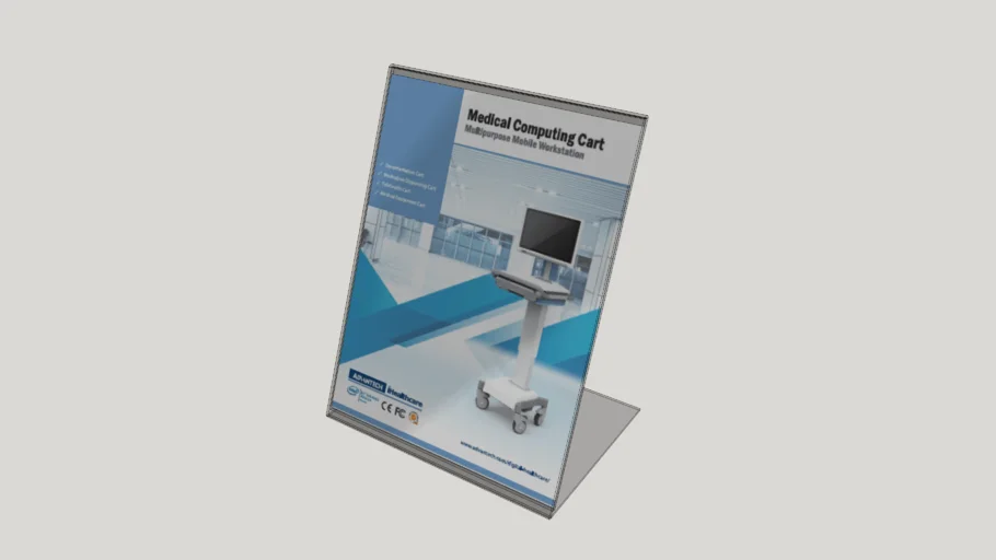Letter Size Acrylic Sign Holder