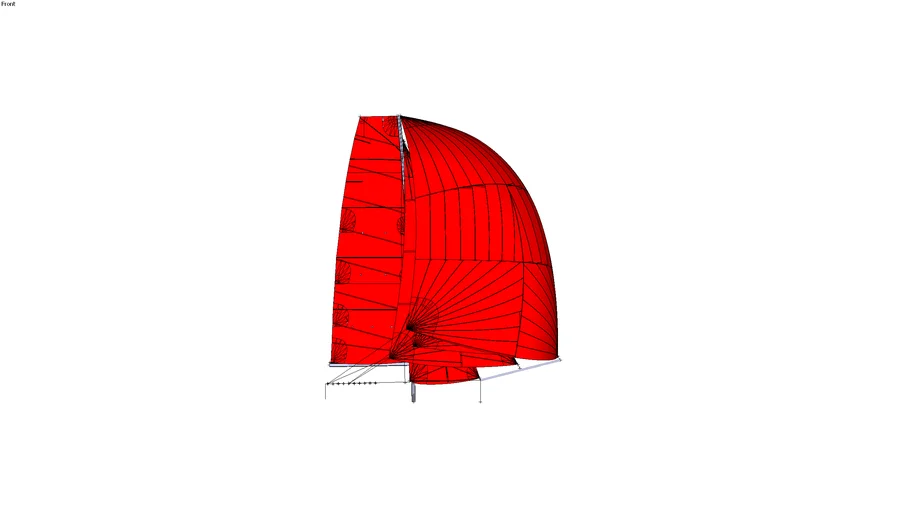 Mini Transat 6,50 Proto Offshore Racing Yacht.