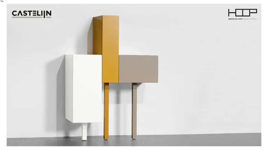 Castelijn - cabinet STICKS, setup C08 image - design by Gerard de Hoop
