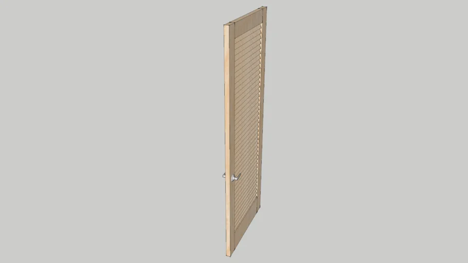 louvered door