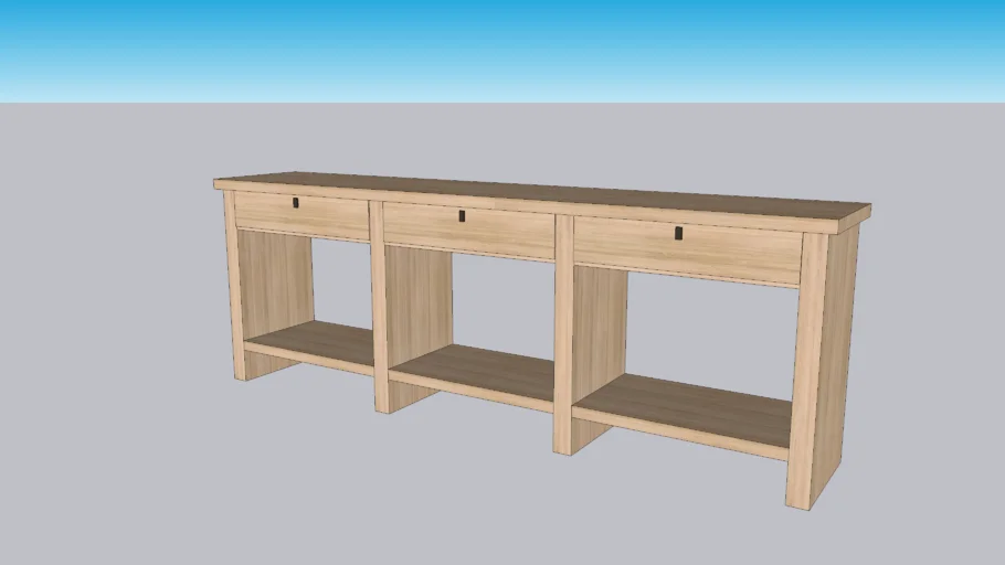 Modern Farmhouse Rectangular Console Table - Pottery Barn