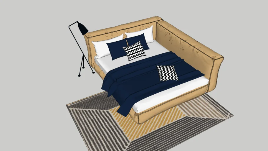Corner bed