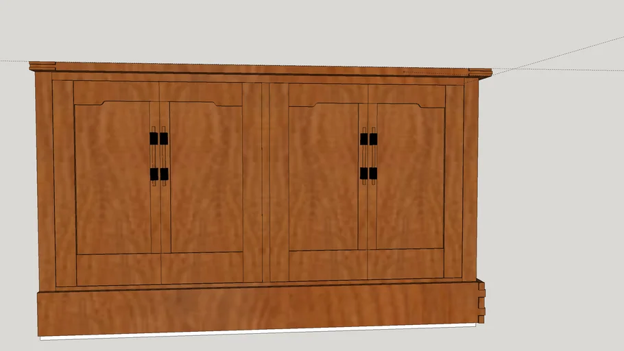 Greene and Greene Cabinet