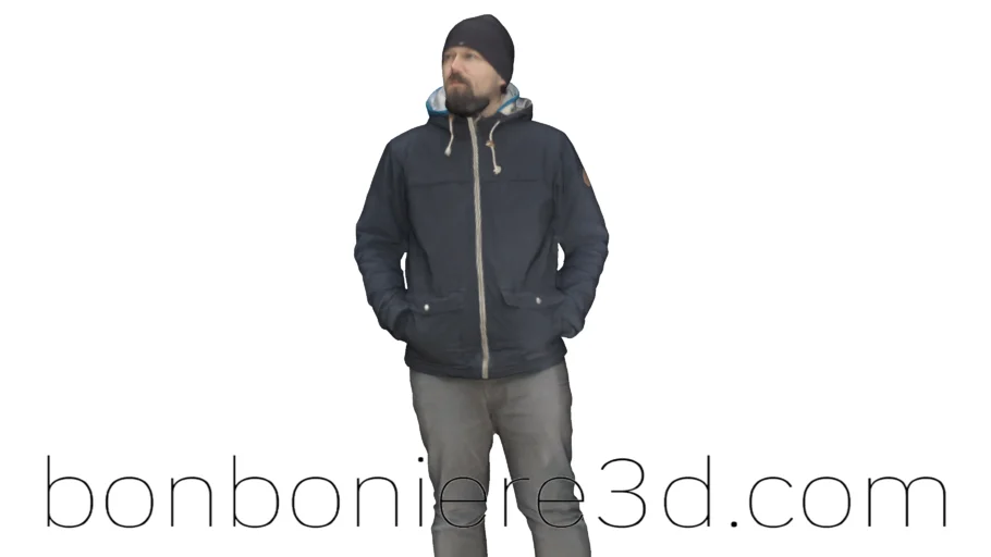 3D People Man Winter 001