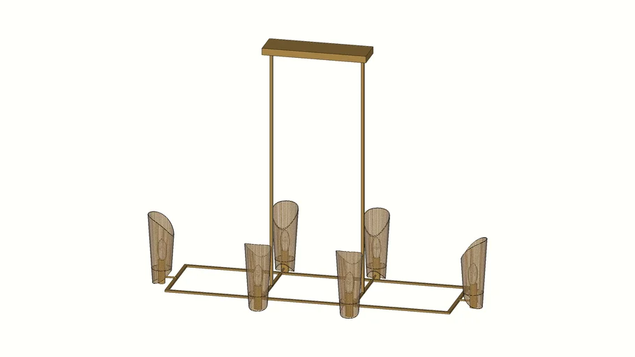 MODERN LINEAR CHANDELIER