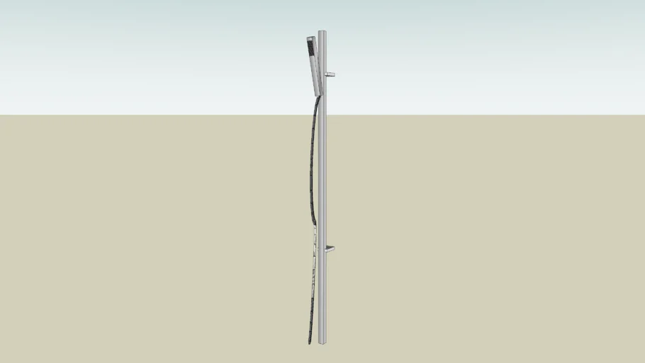 Modern rail shower