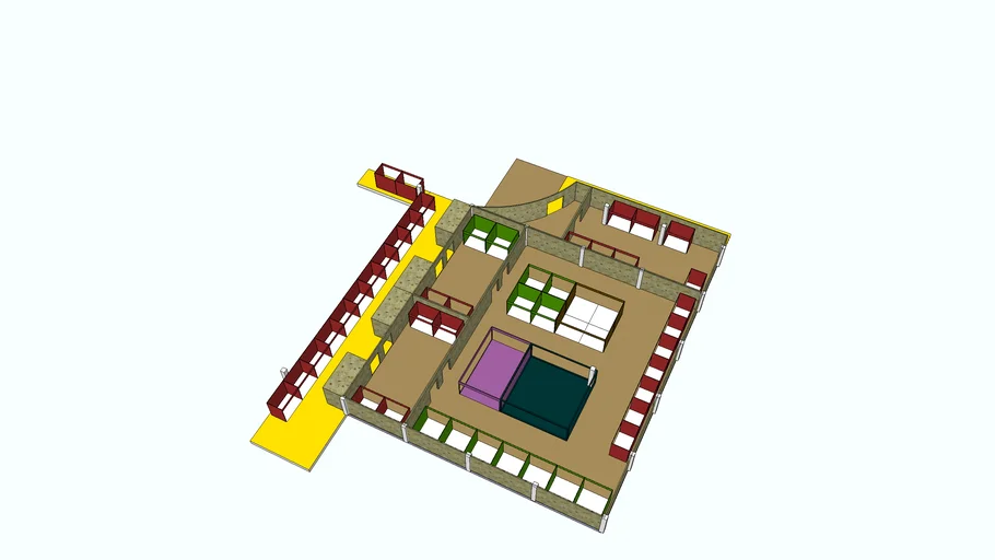 Layout Bazar Pameran