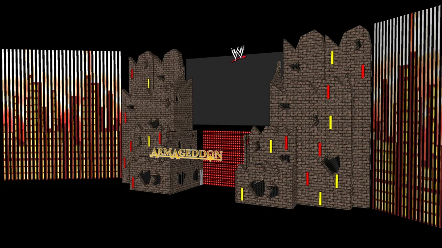 WWE Armageddon 2008 - Offical Set