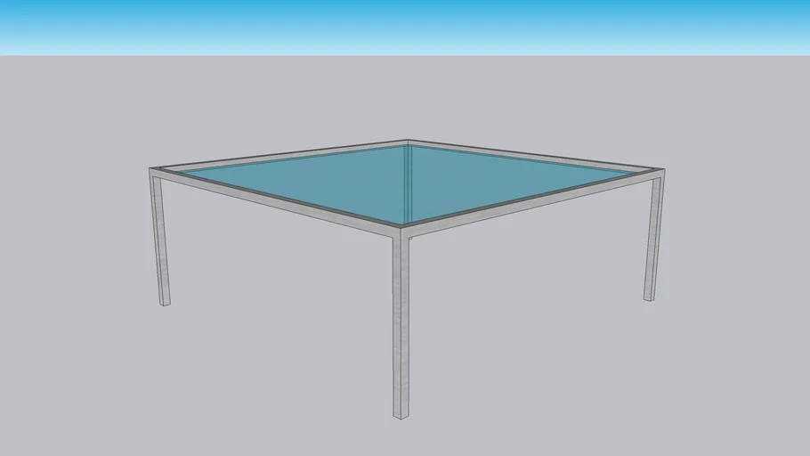 glass coffee table
