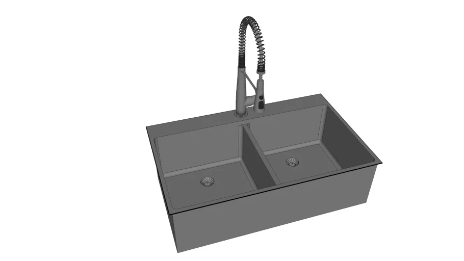 Kitchen sink double