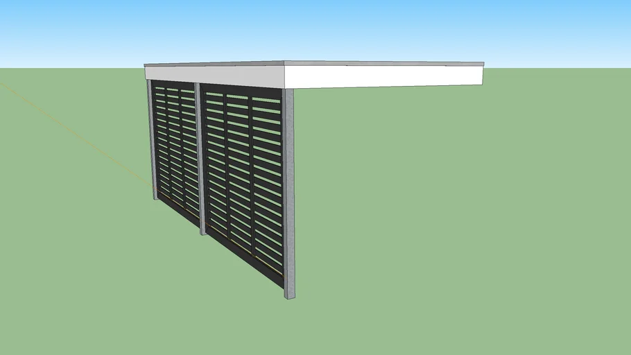 Modern carport