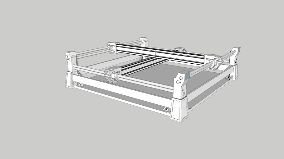 3D Printed CNC 2 (Unfinished prototype) | 3D Warehouse