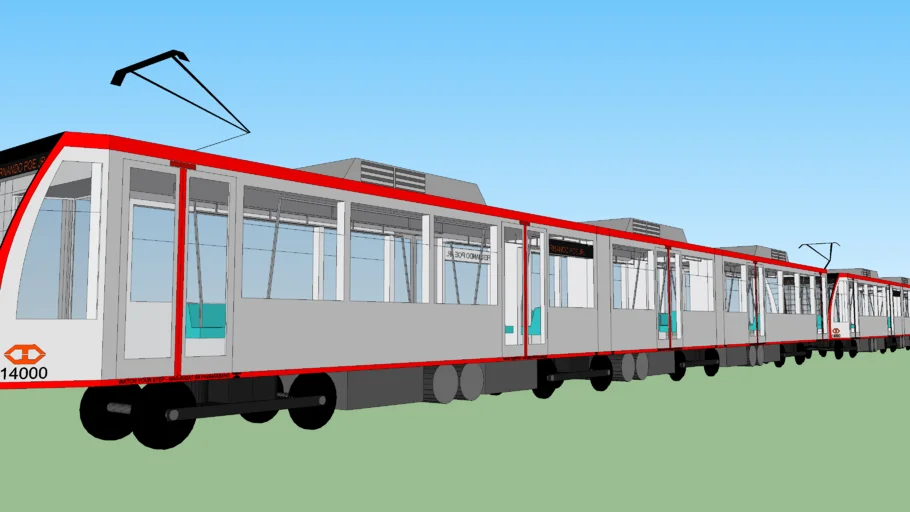 LRT 1 5th Generation Train (5G) (CRRC Siemens 14000 Series) LRTA 14000 Class