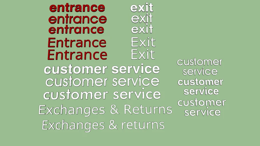 Miscellaneous IKEA Signage