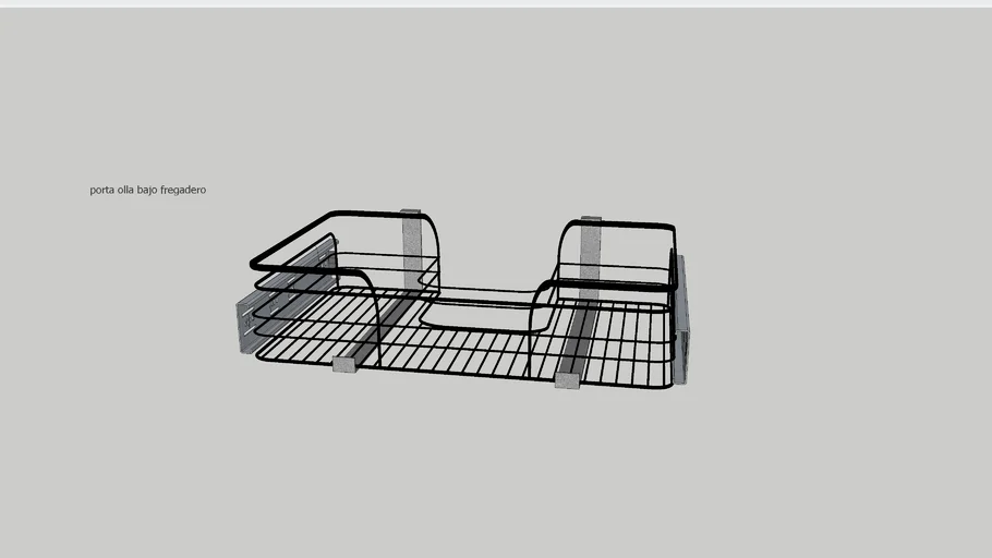 ACCESORIES, HERRAJE, PORTA OLLA BAJO FREGADERO 