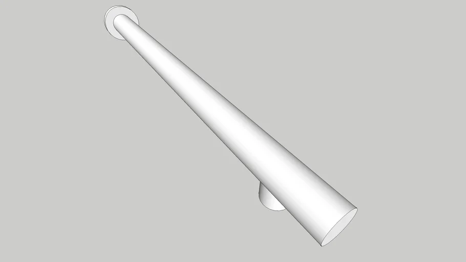 Fixed wall shower arm 450mm