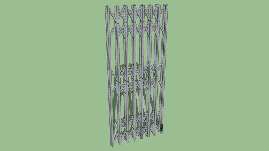 Antique Sliding Shutter Grille