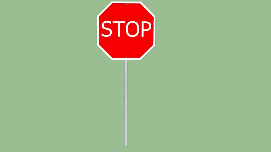 Stop sign | 3D Warehouse
