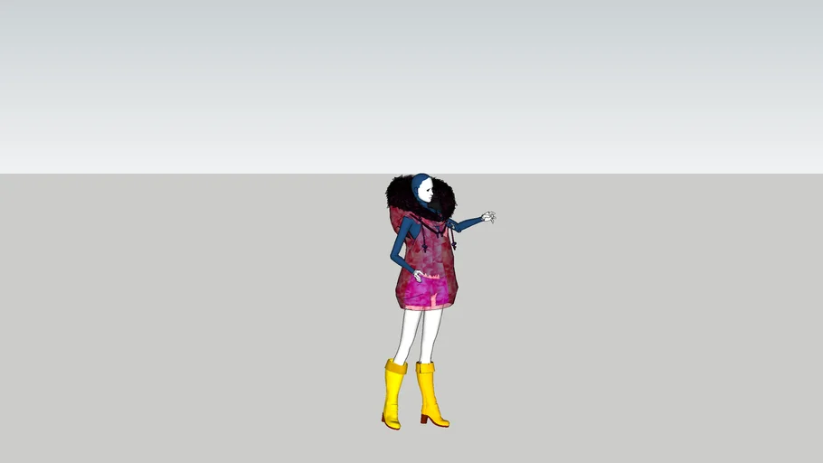 Mannequin with clothes