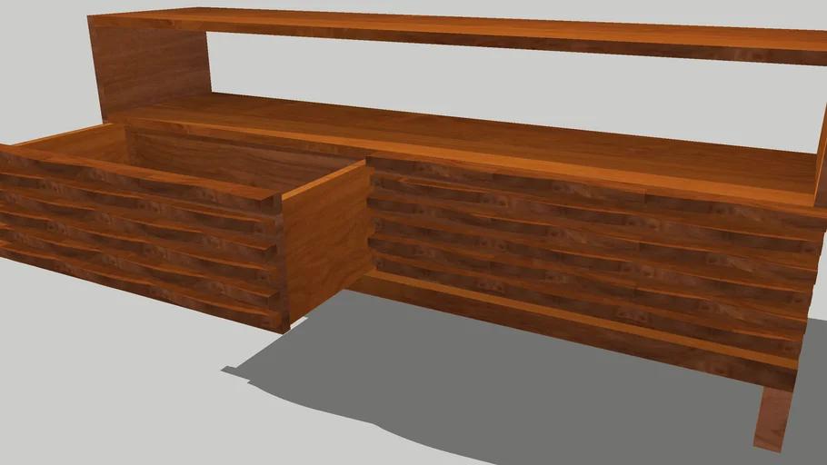 LE MANI TV STAND WAVE 150X40X61
