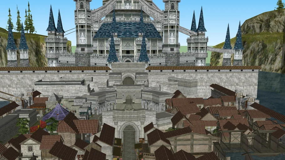 the legend of zelda twilight princess - hyrule castle town