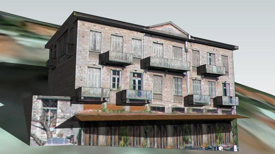 1920's building in Lagkadia, Arcadia, Greece