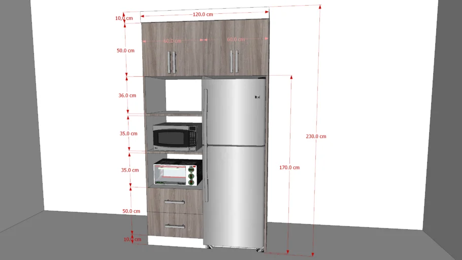 Refrigerator place / tempat kulkas