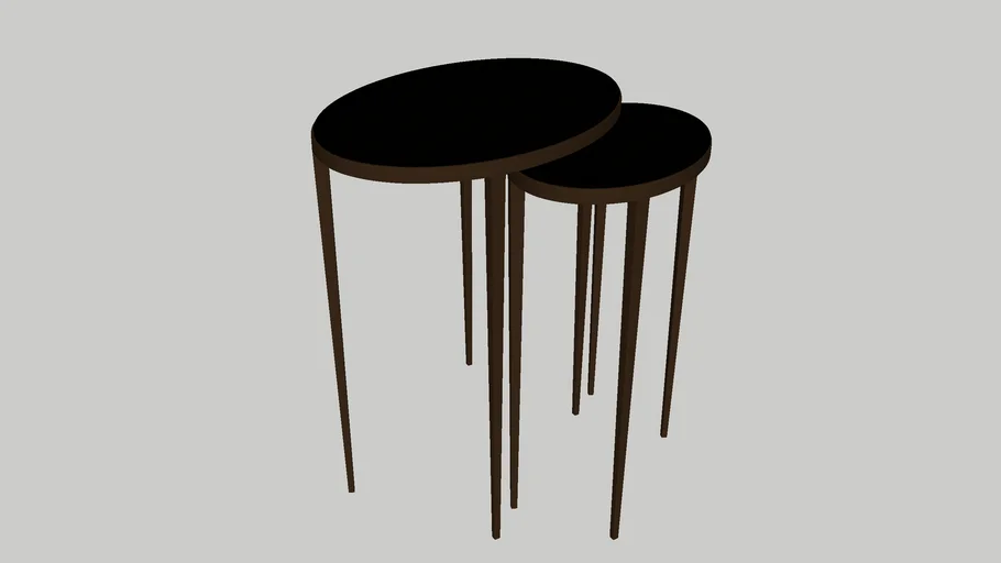 Oval coffe table