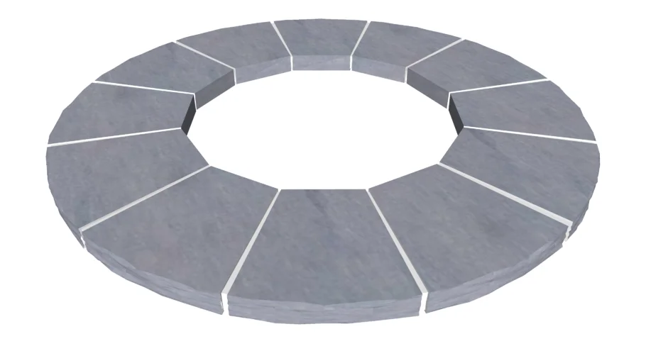 Hardscape - Firepit Cap (Rockfaced Bluestone)