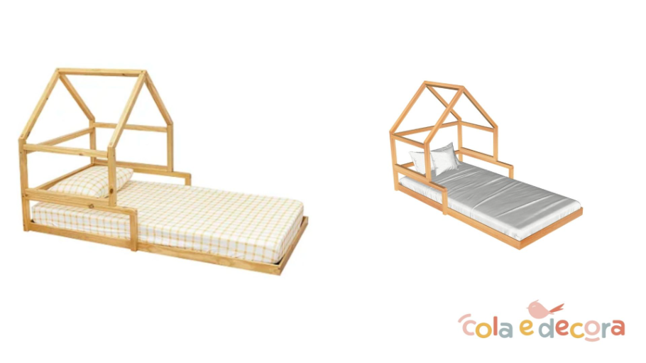 Cama Infantil Montessoriana Casinha