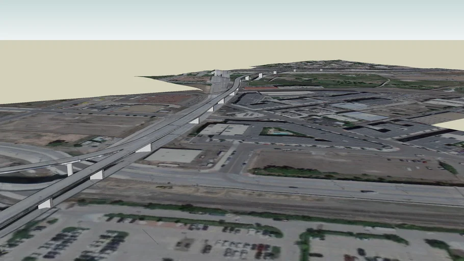 HOV flyover  Highway Interchange