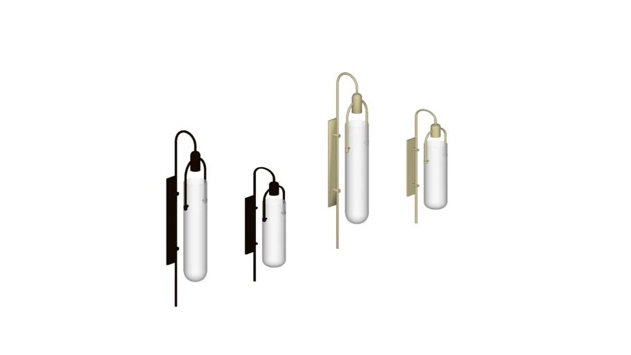 Luminária Arandela Moderna Minimalista Metal Vidro Asce