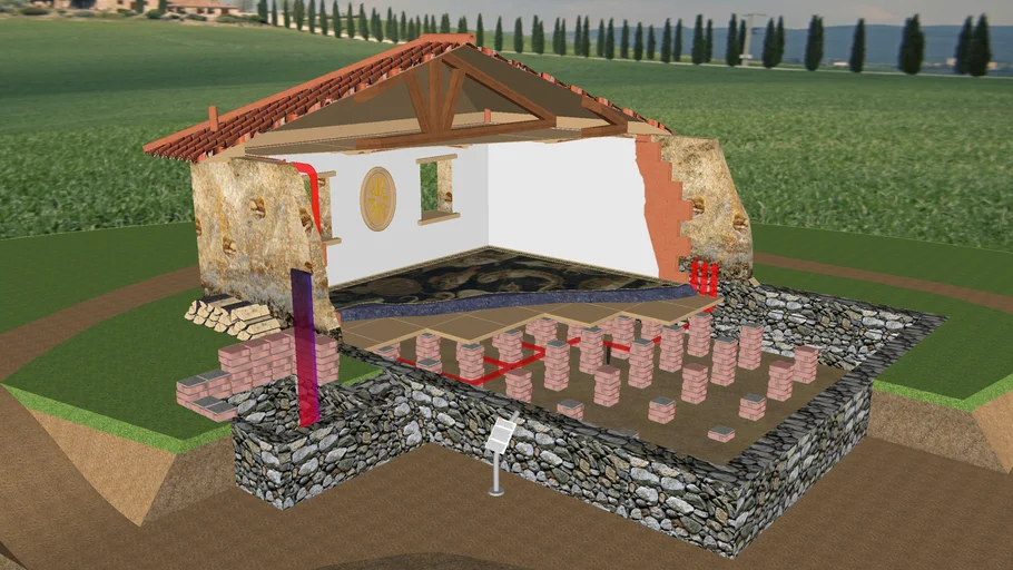Hypocaust Reconstruction by HenkieTenk