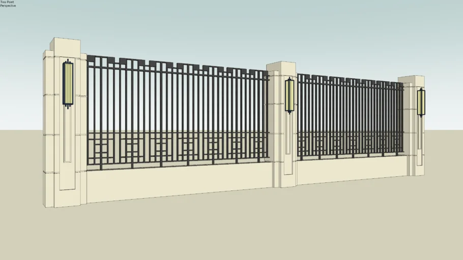 Wall fence