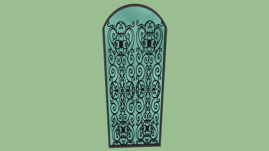 Iron Door / Porta em Ferro Forjado