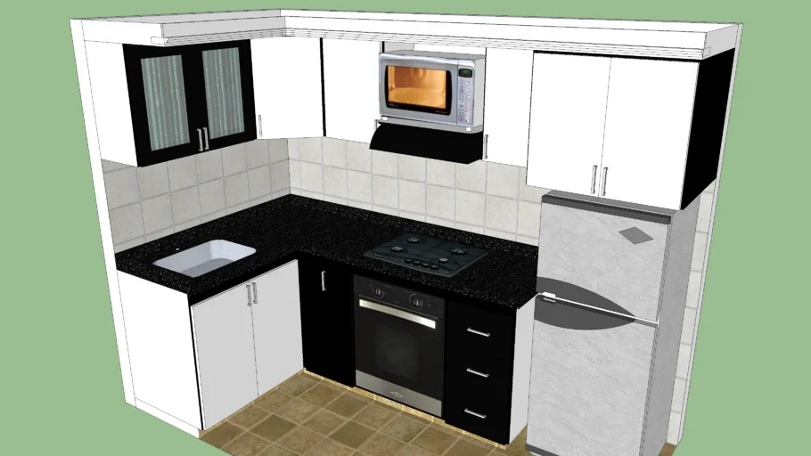 COCINA INTEGRAL EN L