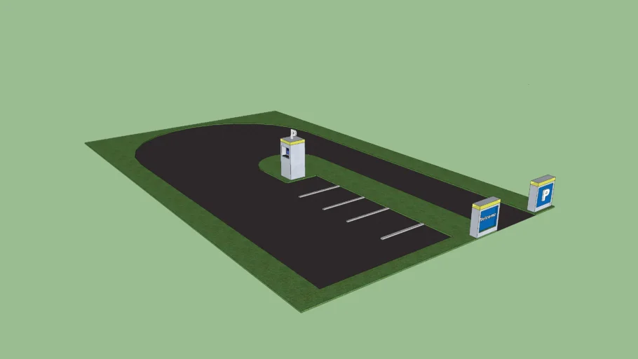 Model of a Parking Solutions Ltd. Car Park